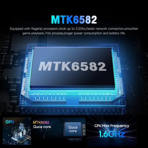 Tablette d'appel téléphonique Tab14 / P14, 1 Go + 16 Go, écran de 8,0 pouces, Identification faciale, Android 5.0 MTK6582 Quad Core, Réseau : 3G, GPS, OTG (noir) SH968B595-016